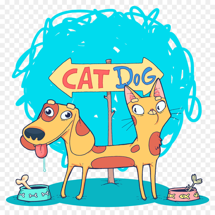 Hund Cartoon DeviantArt clipart - catdog