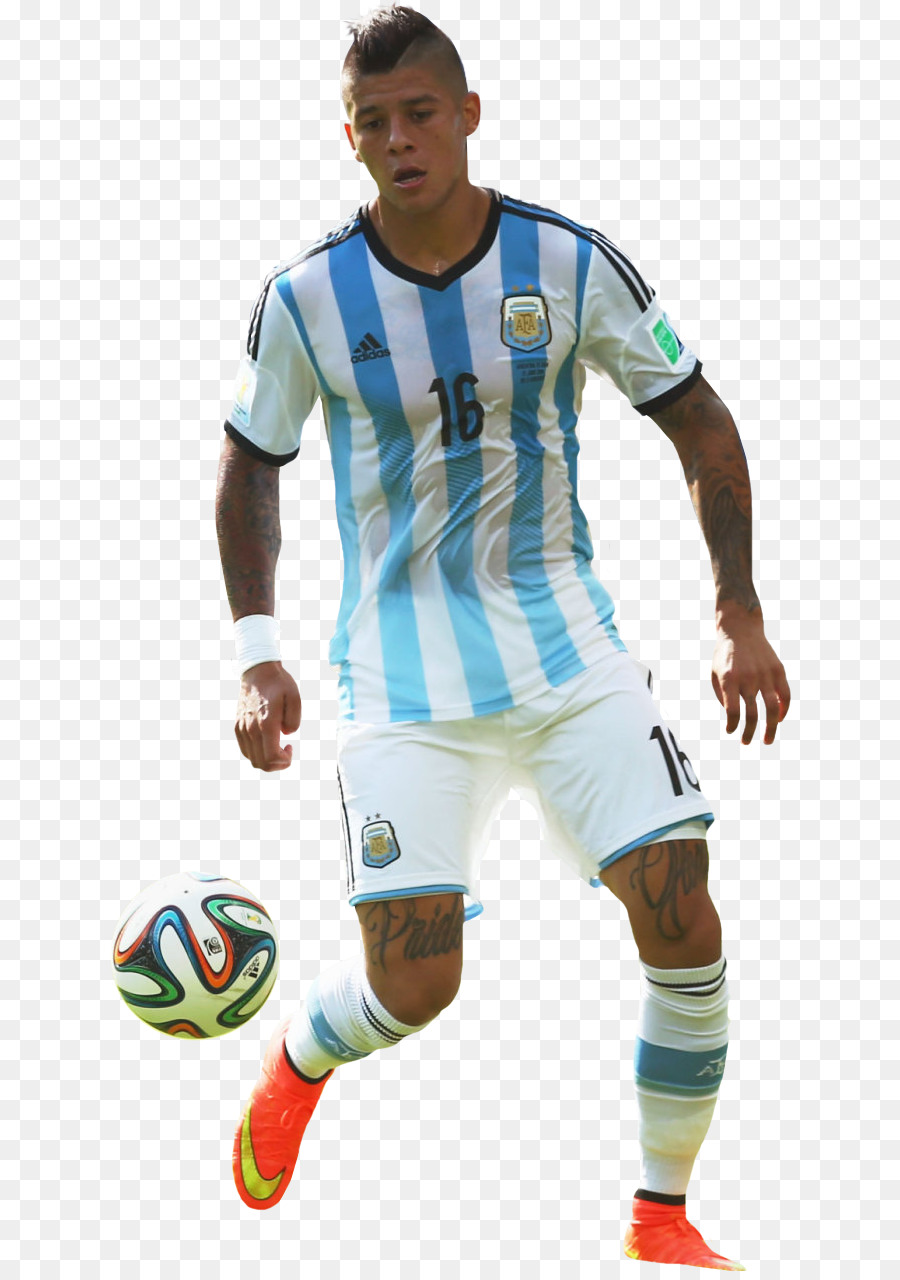 Marcos Rojo Argentina squadra nazionale di calcio del 2018 della Coppa del Mondo di Rendering - Calcio
