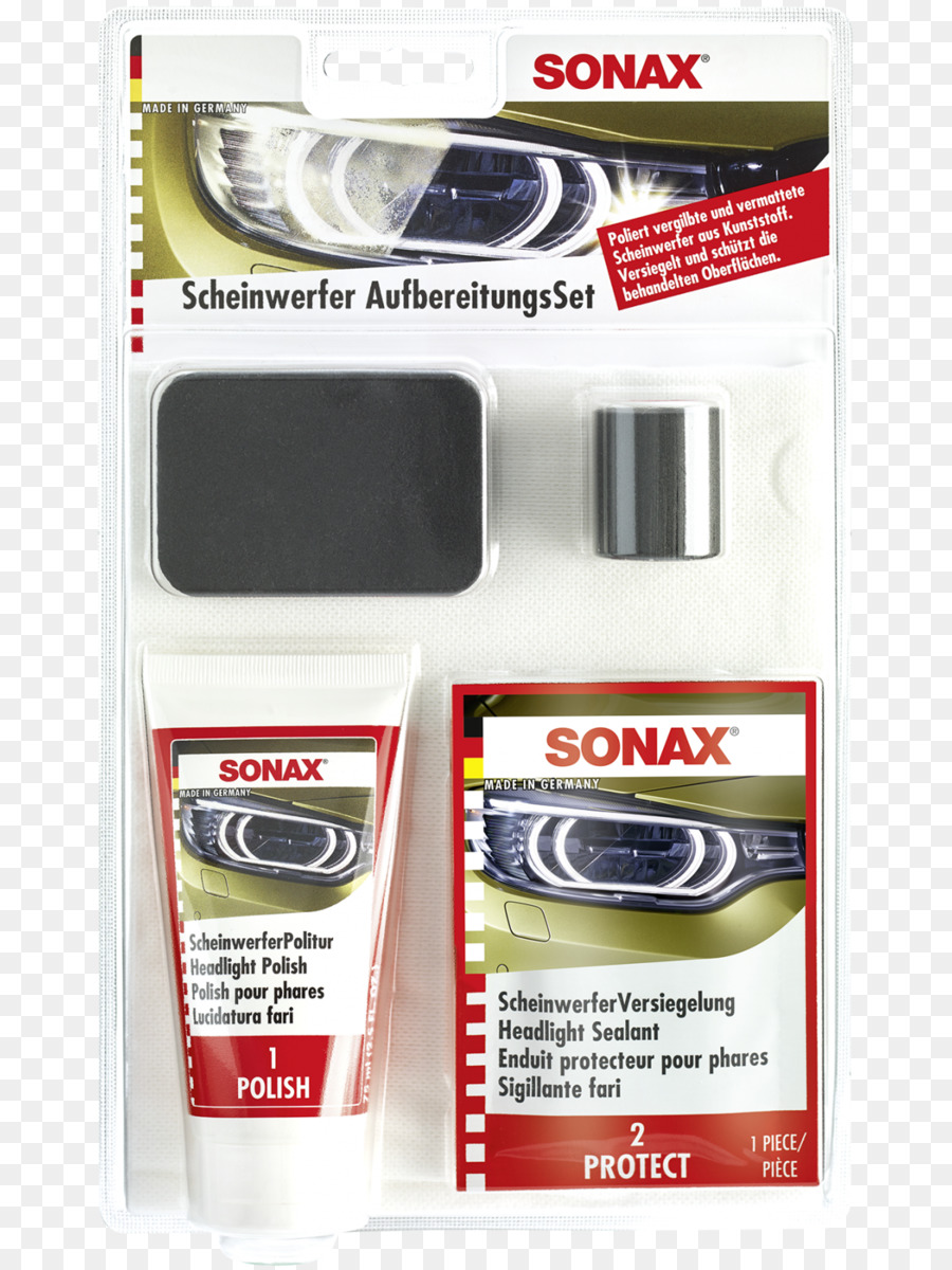 Sonax Auto Politur Reinigung von Kraftfahrzeugen - Scheinwerfer Restaurierung