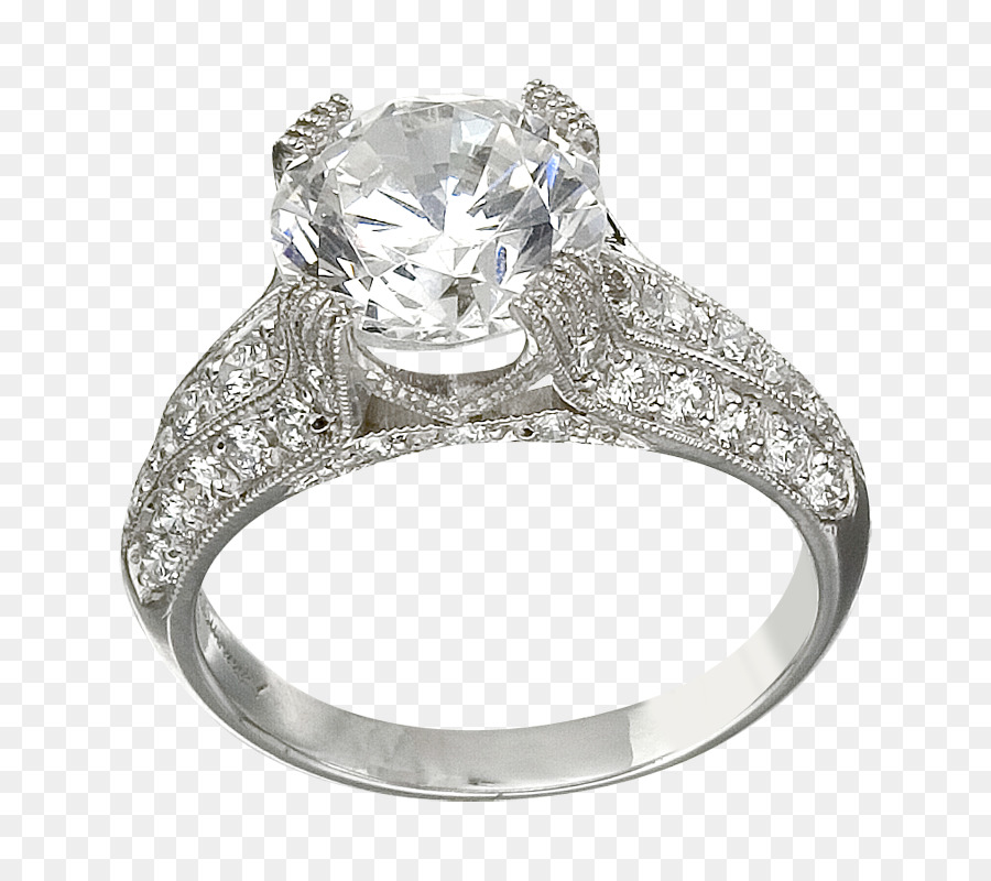 Verlobungsring Diamant-Hochzeit ring Türkis - Diamant Wort