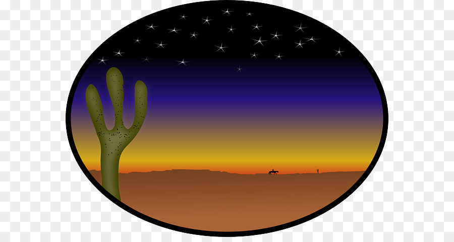 Download Clip Art - Wüste Sonnenuntergang