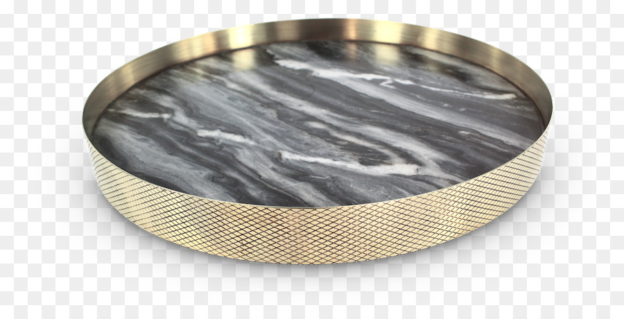 Fach Marmor-Silber Messing Geschirr - kreative Haushaltsgeräte