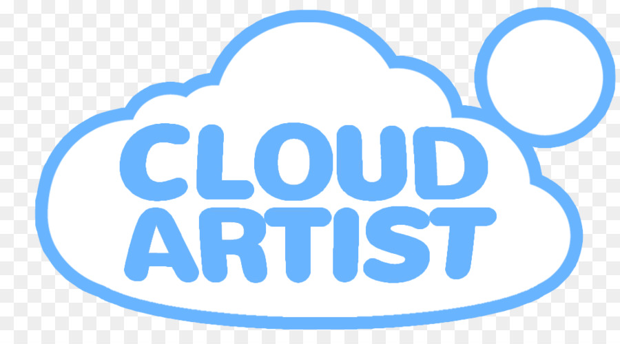 Logo Marke Linie Punkt Schrift - cloud teilen