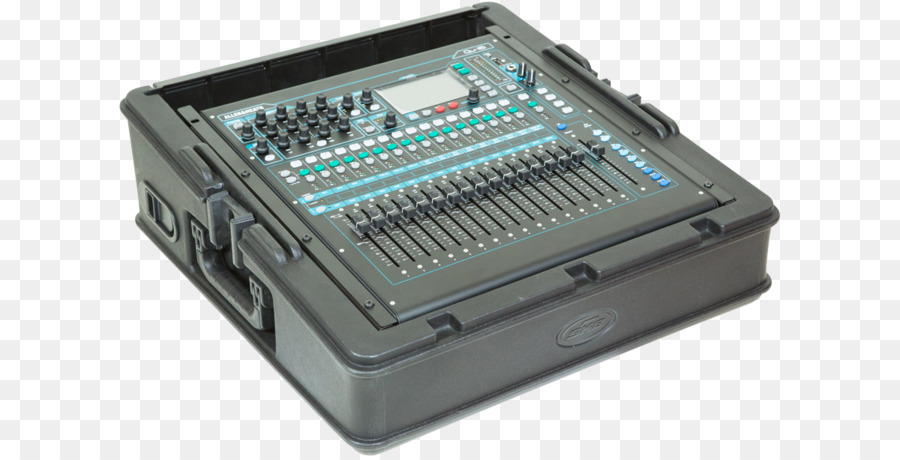 19-inch rack Skb casi di guide del Rack Audio Mixer Allen & Heath QU-32 - porta vista dall'alto