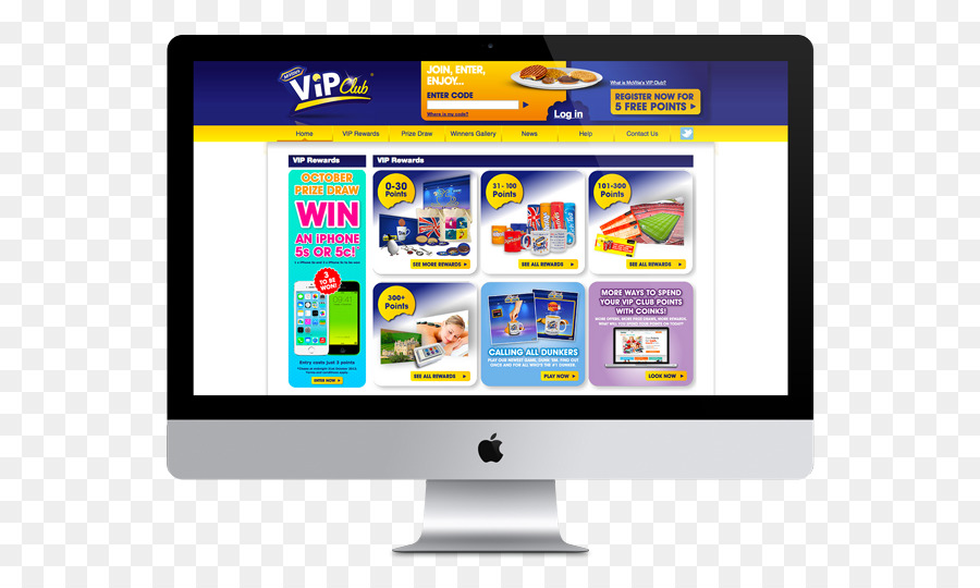 Computer-Monitore-Multimedia-Display-Werbung-Organisation-Web-Seite - vip club