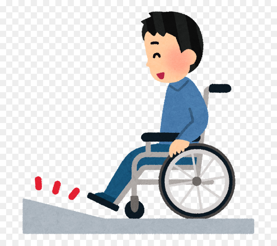 Rampa per sedie a rotelle senza barriere Disabilità lesioni del midollo Spinale - sedia a rotelle