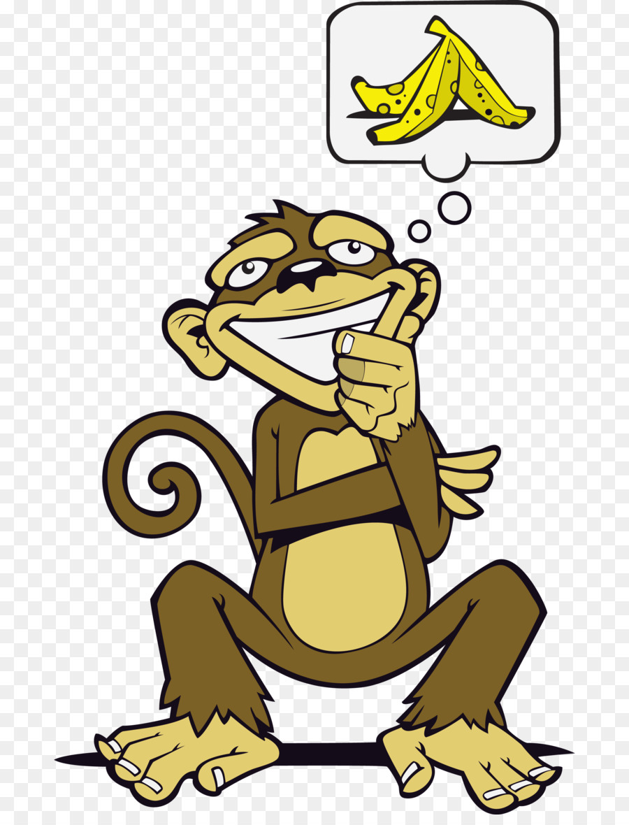 Monkey Cartoon png download - 2550*3300 - Free Transparent Comedy png  Download. - CleanPNG / KissPNG