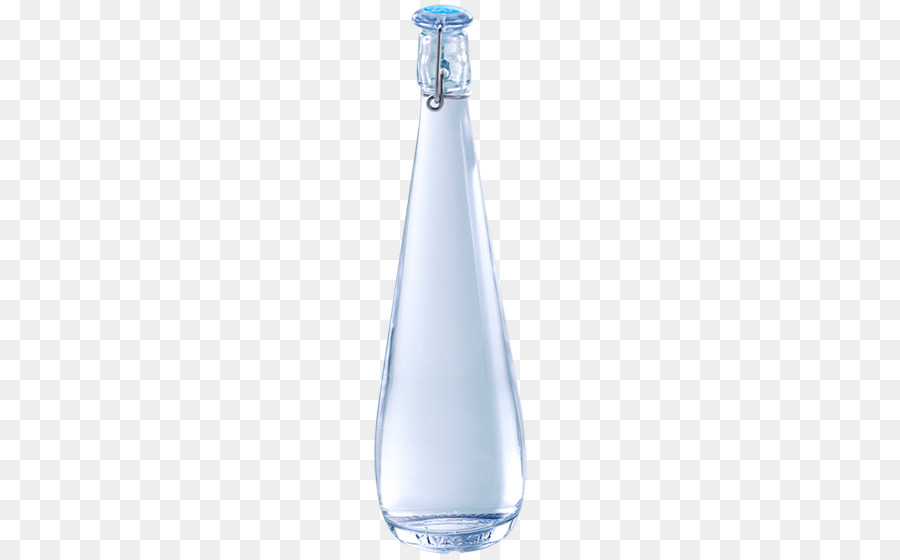Bottiglia di vetro di Bottiglie di Acqua - l'acqua della diga