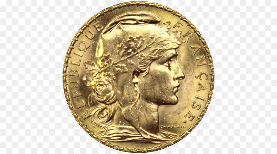 Drei Gold-Münzen Napoléon - Münze