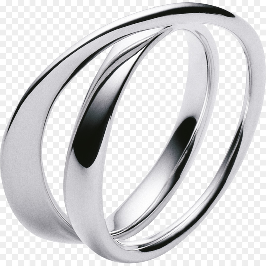Ring Möbius Streifen Schmuck Sterling Silber - Trauringe Silber