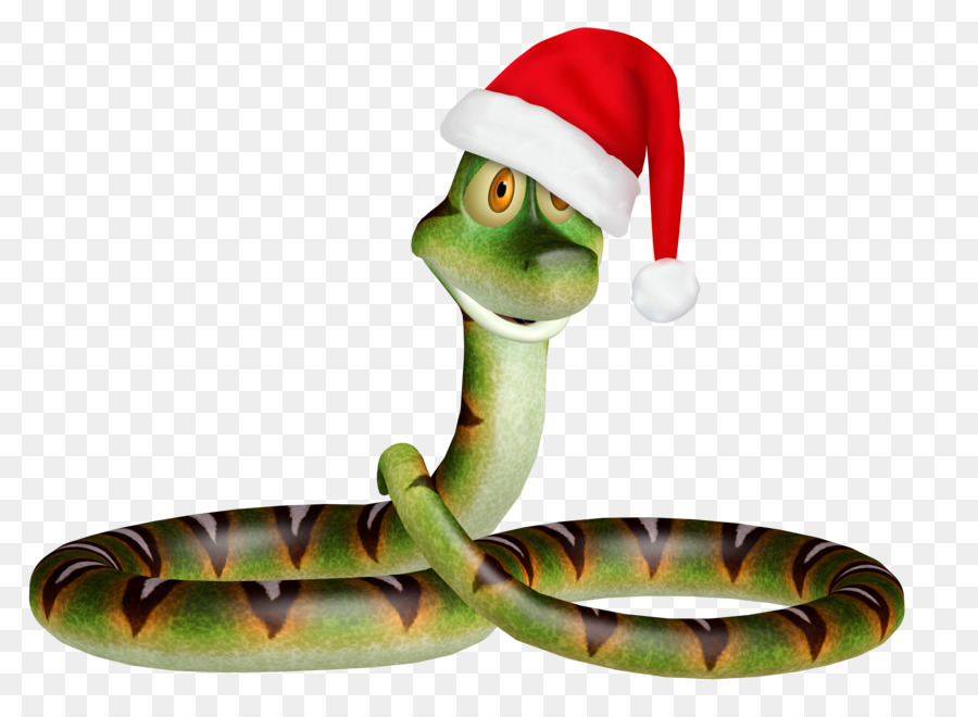 Die Ringelnatter Ded Moroz Neue Jahr - Schlange