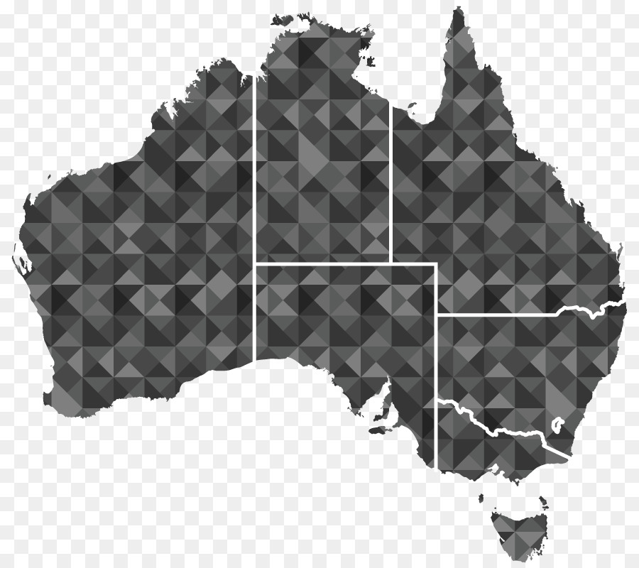 Bandiera dell'Australia Mappa - Australia