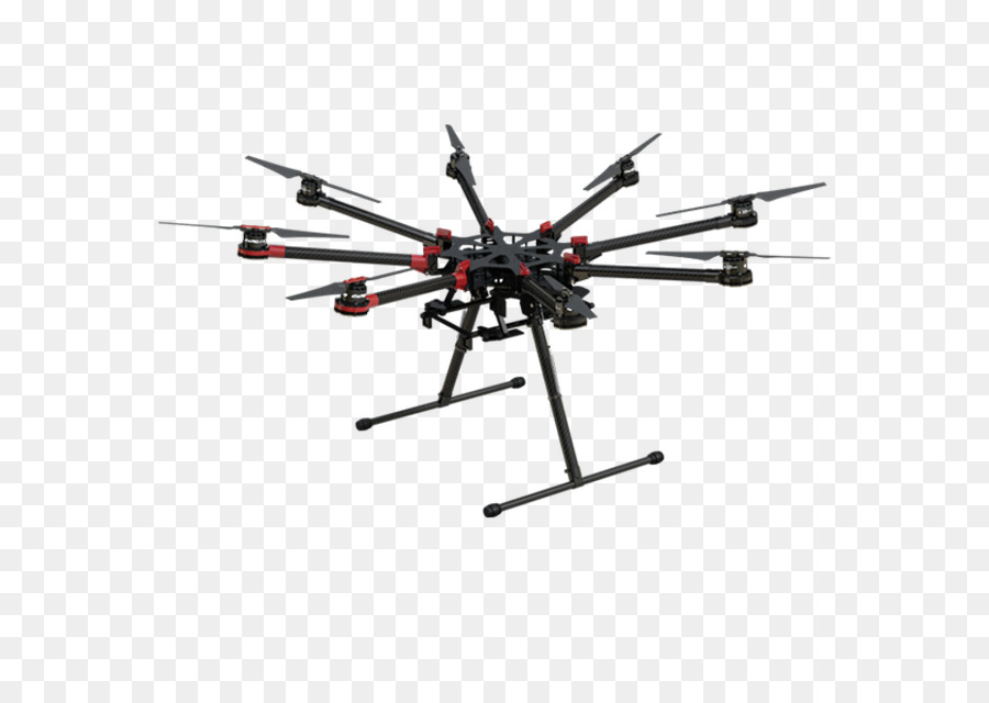 Unbemanntes Fluggerät DJI Spreading Wings S1000 + Quadcopter GoPro Karma - Cinematographie