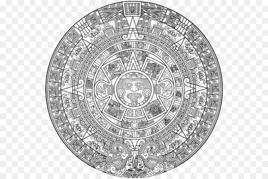 Calendario azteco pietra Maya, civiltà Azteca Impero Mesoamerica - Il ragazzo di Akagi