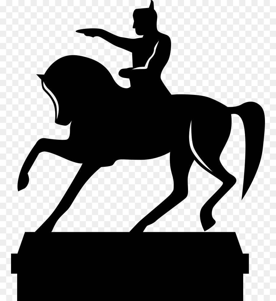 David Equestrian statue Skulptur - Monumente
