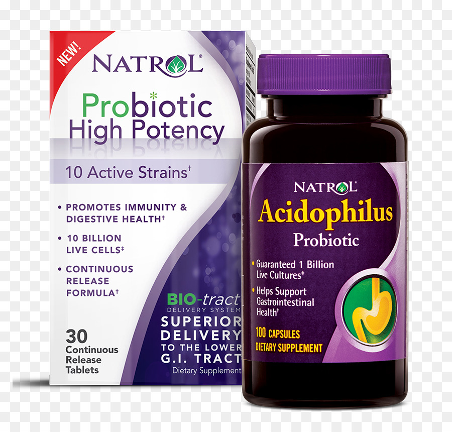 Nahrungsergänzungsmittel der Marke Probiotische Tablette Natrol - Tablet