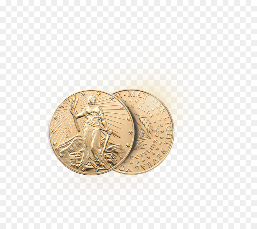 Silber Münze Goldbarren Medaille - Silber