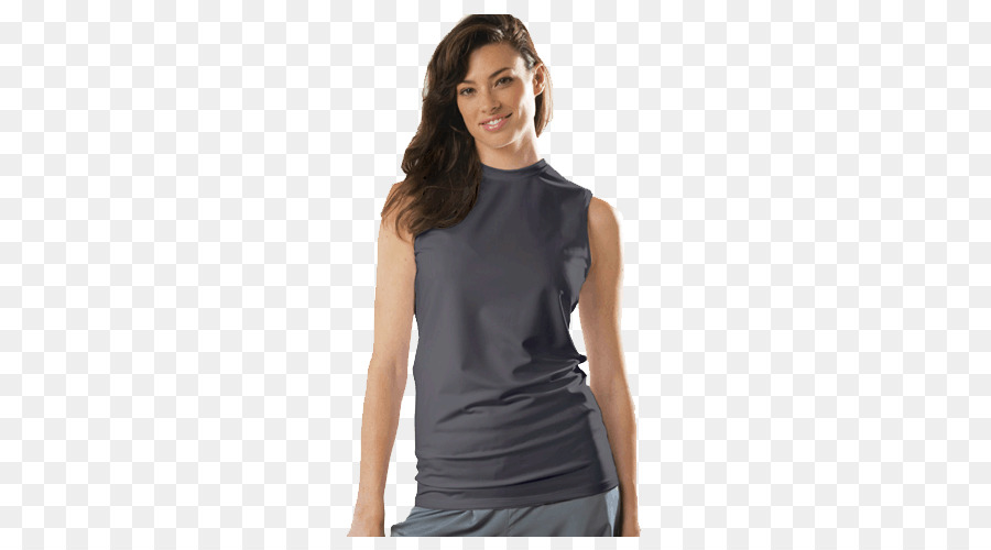 T-shirt senza Maniche camicia di protezione solare abbigliamento girocollo - Maglietta
