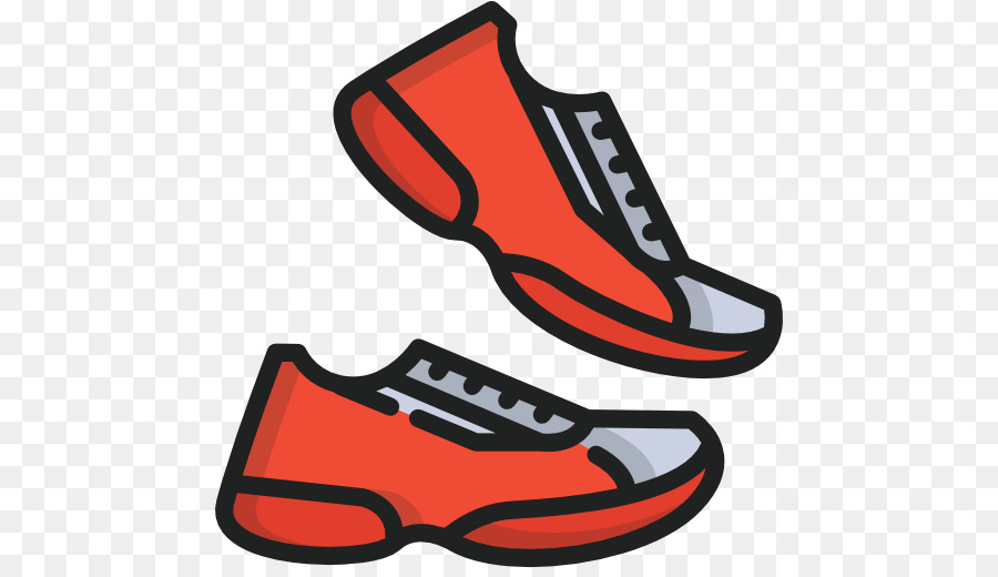 Scarpa Sneakers In Esecuzione Calzature Icone Del Computer - altri