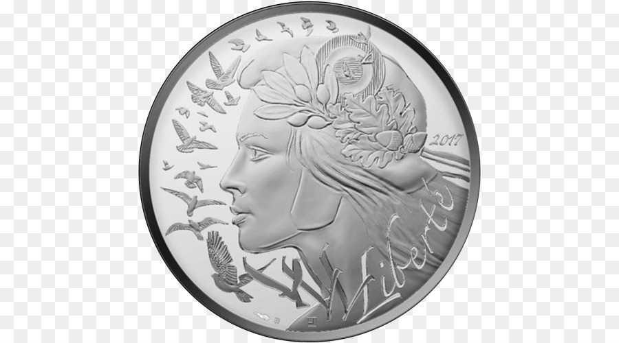 Đồng xu Pháp 20 euro chú ý Marianne - Đồng xu