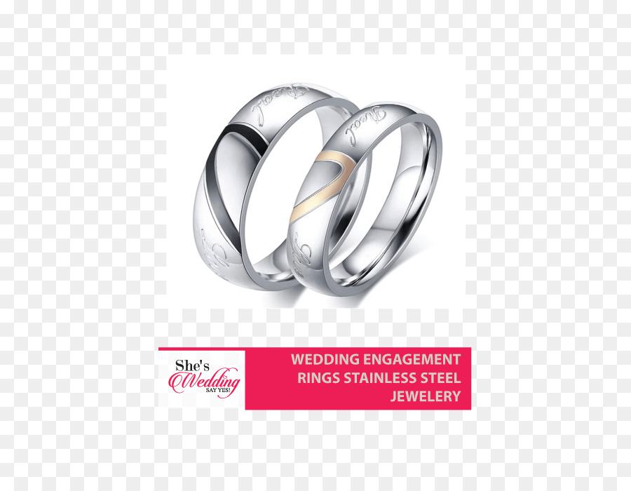 Anello di nozze Pre-anello di fidanzamento zirconia Cubica - anello di metallo