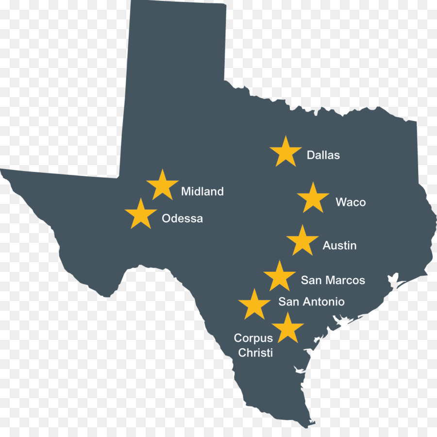 Texas Royalty free Vektor Karte - Design