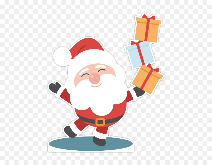 Santa Claus Weihnachts Geschenk Business Werbung - Weihnachtsmann