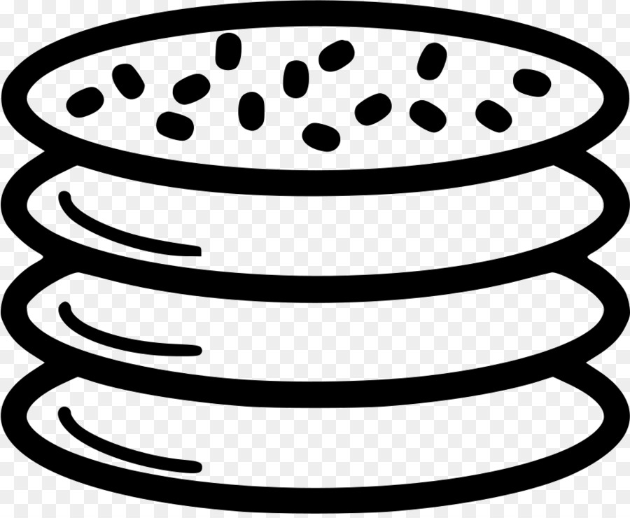 Pancake Waffle Icone Del Computer - torta