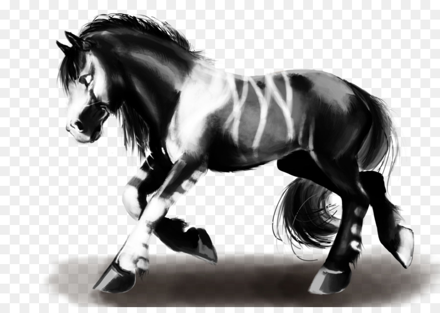 Mähne Mustang Stallion Mare Halter - Mustang