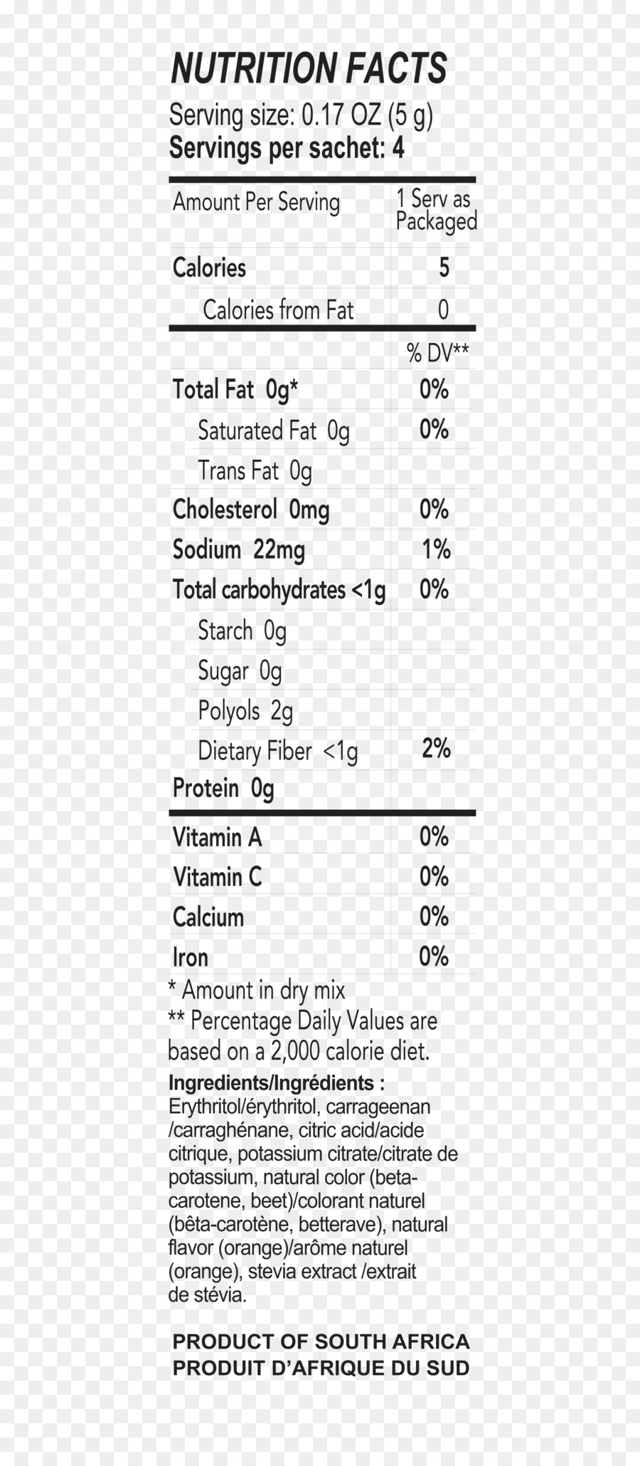 Gelatina dessert di Gelatina insalata etichetta di fatti di Nutrizione Jell-O - salute