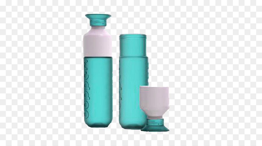 Kunststoff Flasche Wasser Flaschen Dopper - Green Splash