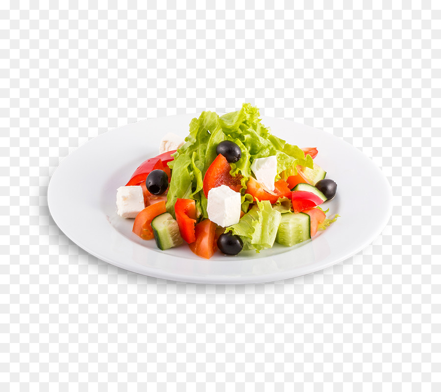 Griechischer Salat, Caesar-Salat, Pizza Chicken mit europäischer Küche - Pizza