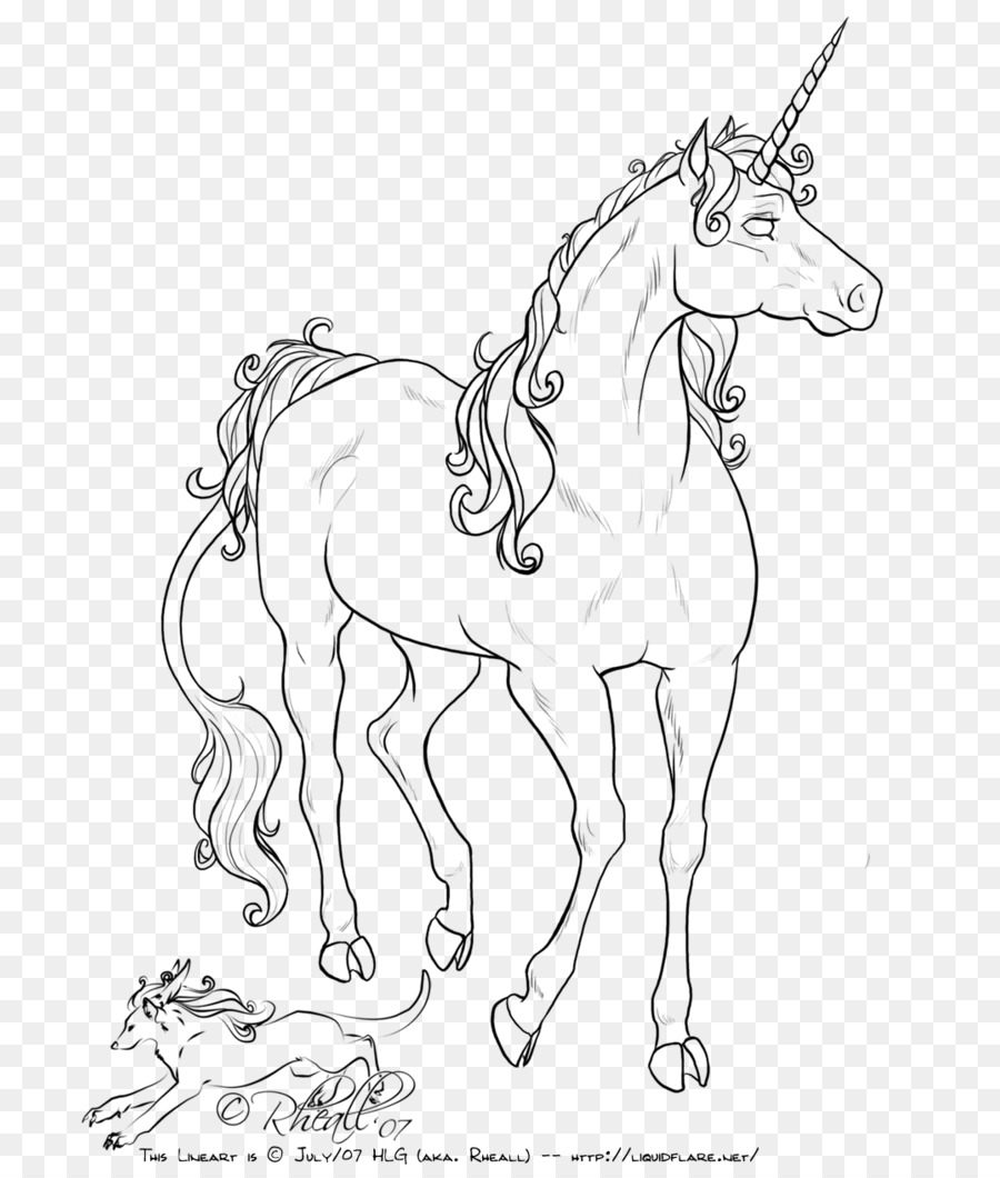 Maultier-Pferd-Unicorn Mane Pony - Blaues Einhorn