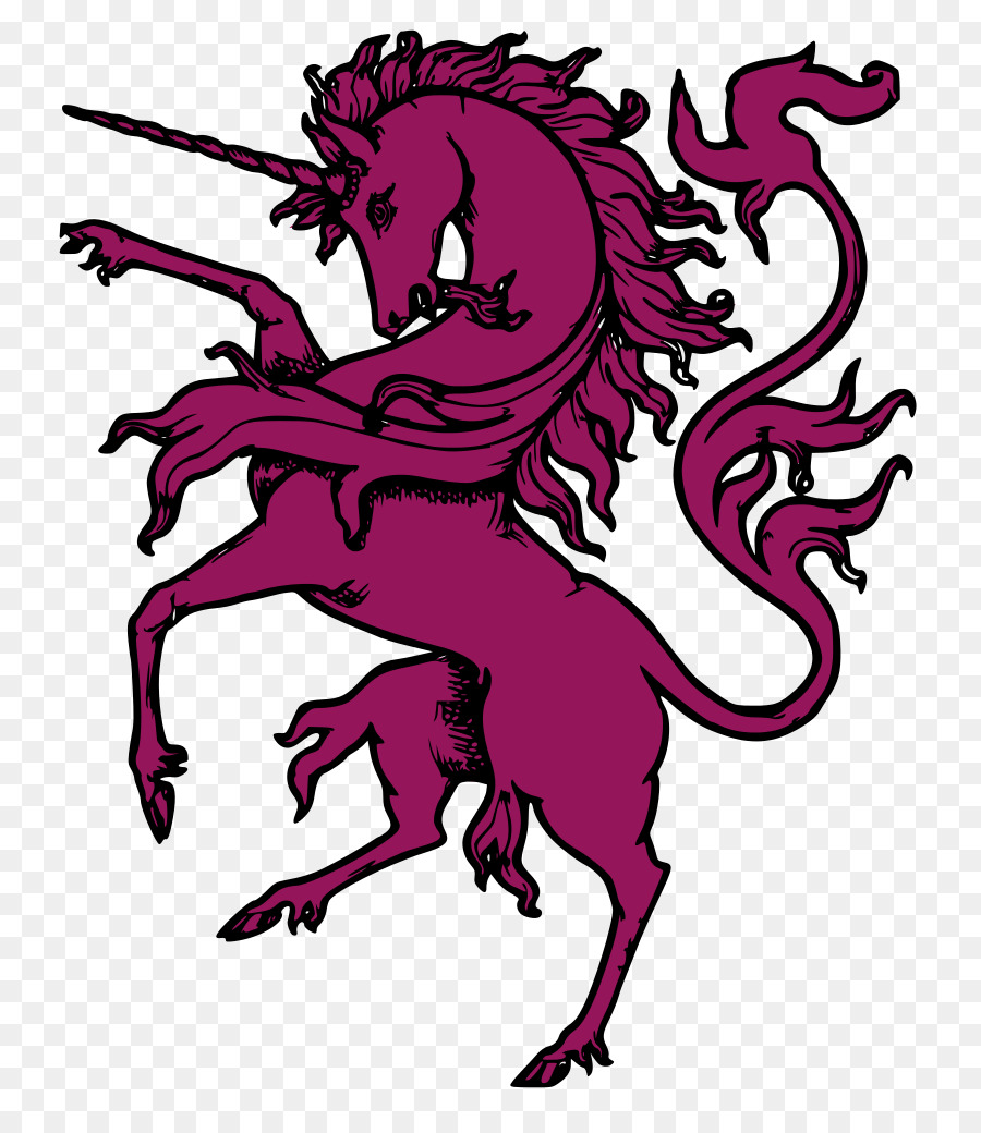 Wappen-Wappen Einhorn-Geschichte - 'licorne'