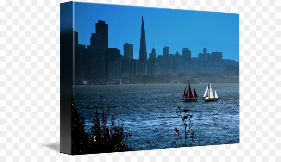 Wasser Transport Bilderrahmen Stadtbild - San Francisco Skyline