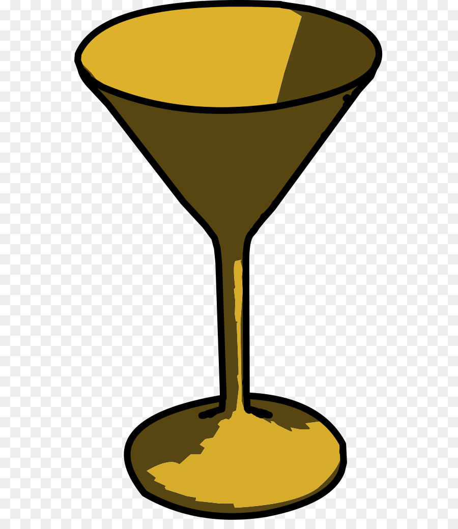 Martini Cocktail glass Clip art - vetro