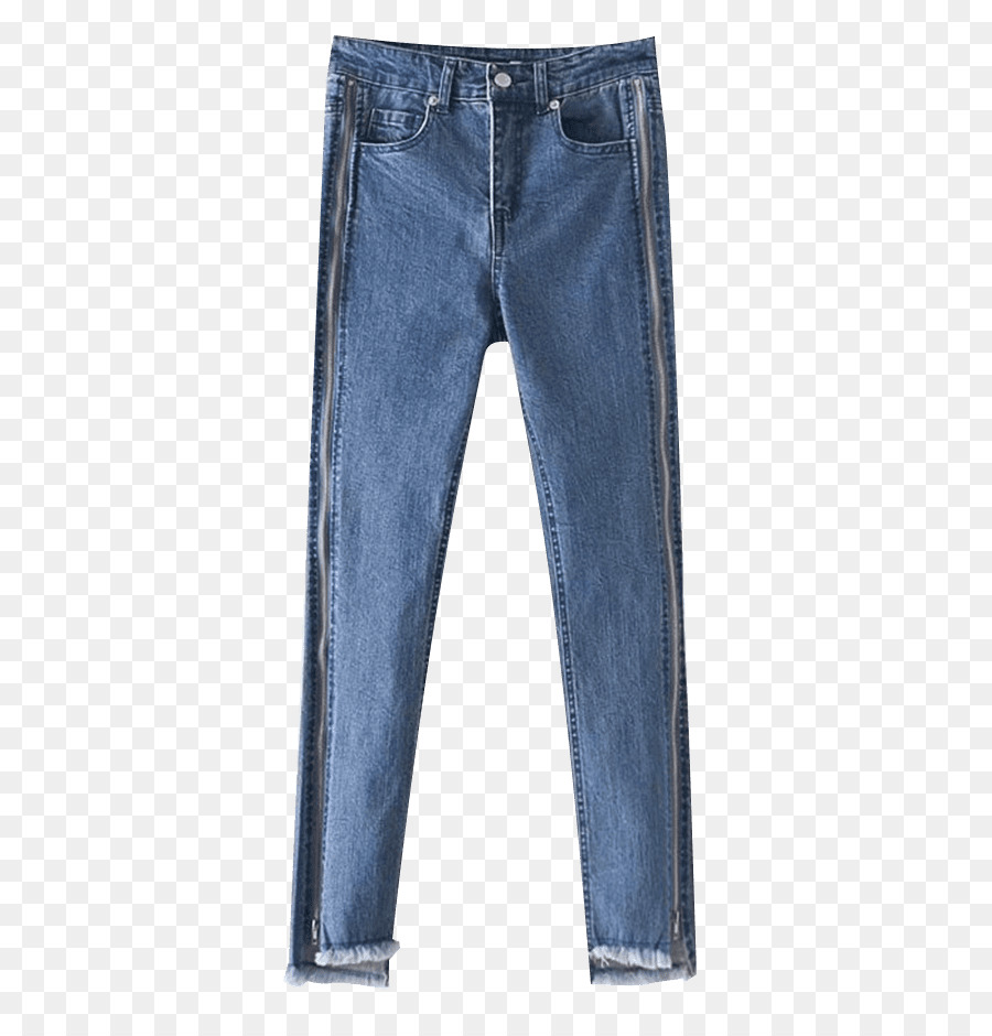 T-Shirt Slim-Fit Hose Zipper Jeans Denim - T Shirt