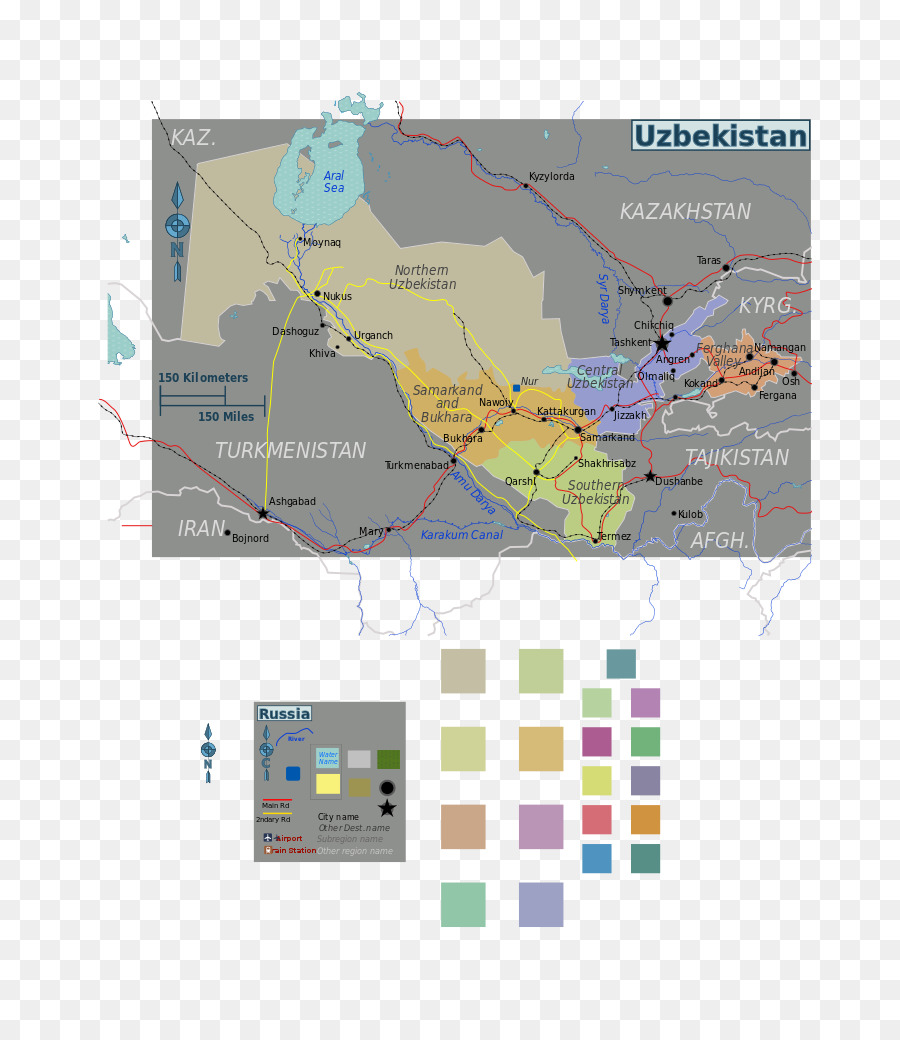 Uzbekistan Bản Đồ Lao - bản đồ