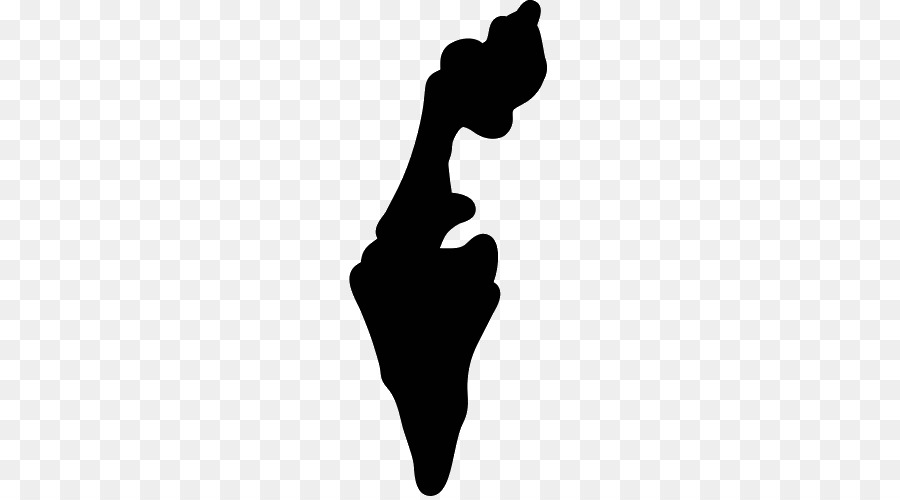 Israele Stencil Icone Del Computer Silhouette - silhouette