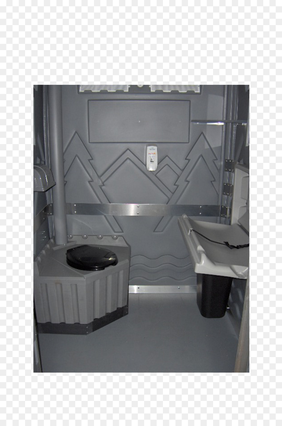 Tragbare Toilette Auto Stahl - WC