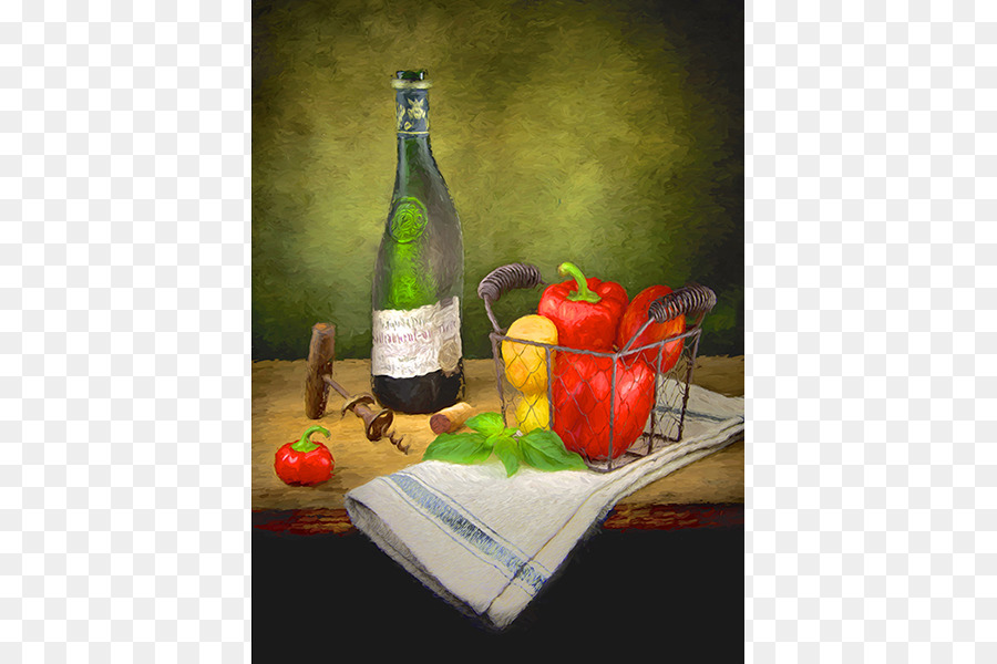 Fotografia Still-life Liquore di fotografia di Food Vino - acquerello di cottura