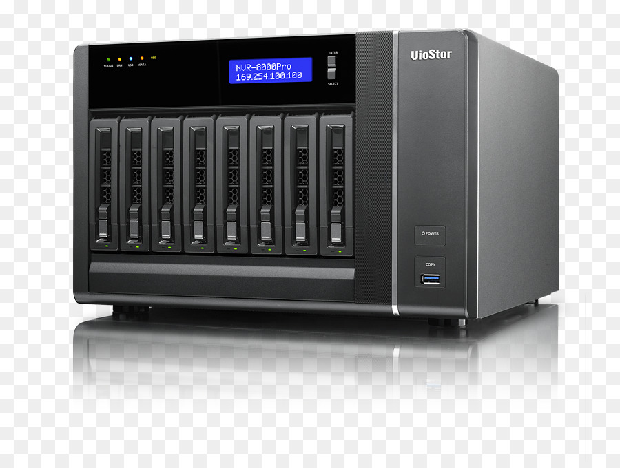 Netzwerk-Storage-Systeme von QNAP Systems, Inc. Computer-Server-Netzwerk video recorder-TV - NVR network video recorder pro vs8148urp