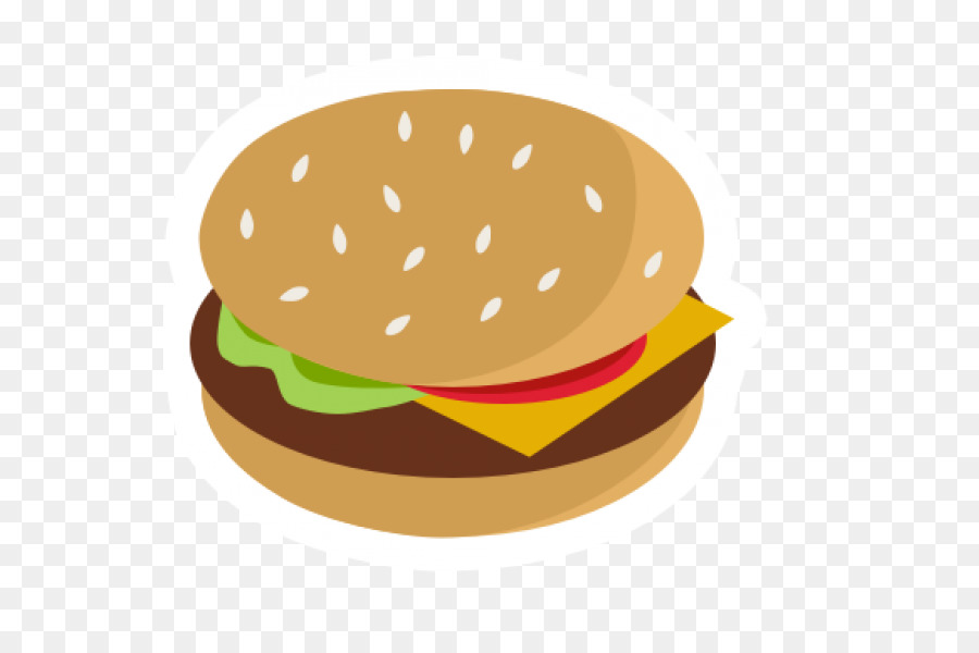 Hamburger al formaggio Hamburger vegetariano Fast food - Design