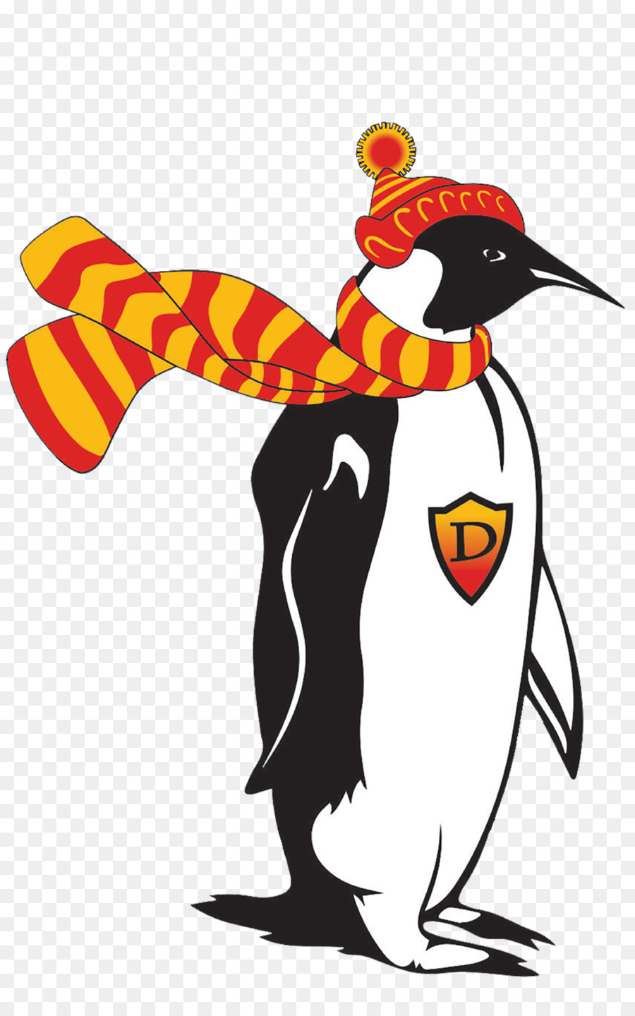 Pinguino Wall decal Sticker - l'aria fredda