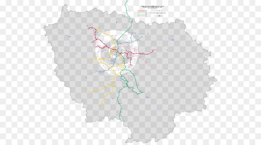 Île-de-France RER A Parigi, in zona tariffaria 6 Rapid transit trasporto Ferroviario - altri