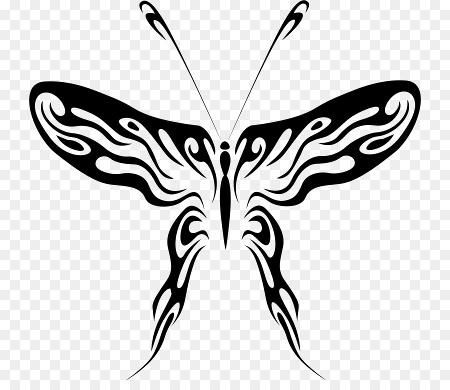 Farfalla Stencil Art, Clip art - farfalla