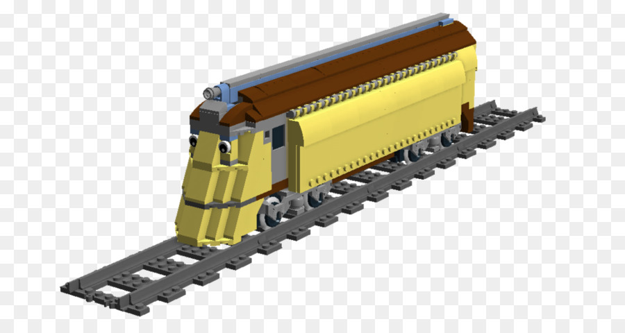 Zug, Passenger Rail transport, da die Cargo-Lokomotive - Zug