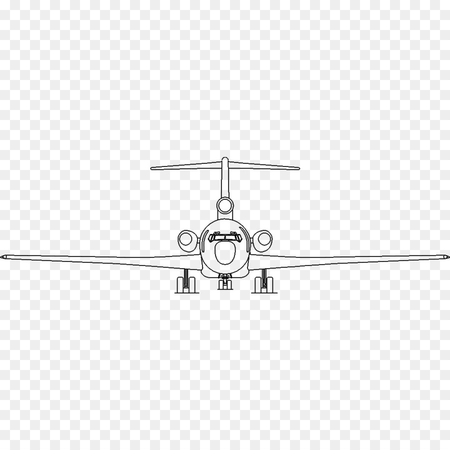 Propeller-Flugzeug-Line-Flügel - Flugzeug