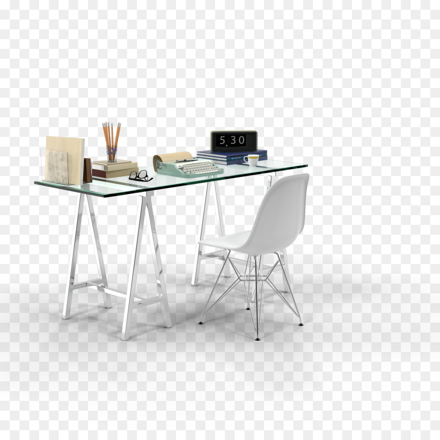 Rechteck Schreibtisch - Winkel