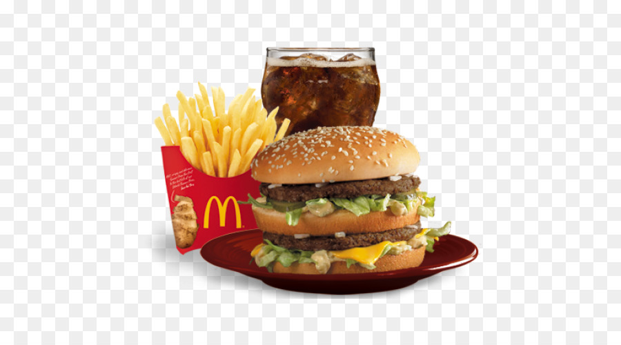 Cheeseburger Hamburger, patatine fritte di Mcdonald's Quarter Pounder Fast food - formaggio